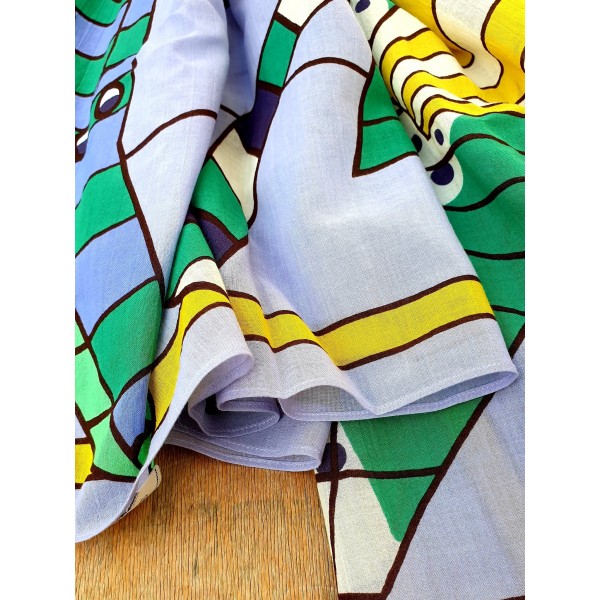 Inoui Editions medvilnės skara CERFS VOLANTS PARMA